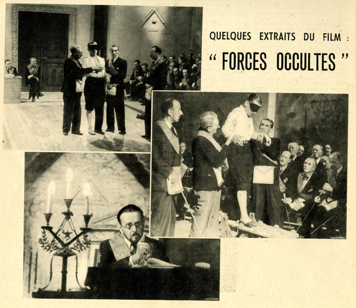 Jean Mamy’s Anti-Masonic Propaganda Film, “Forces occultes” (1943): The Judeo-Masonic&nbsp;Conspiracy